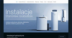 Desktop Screenshot of instalacje-grabowski.pl