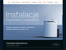 Tablet Screenshot of instalacje-grabowski.pl